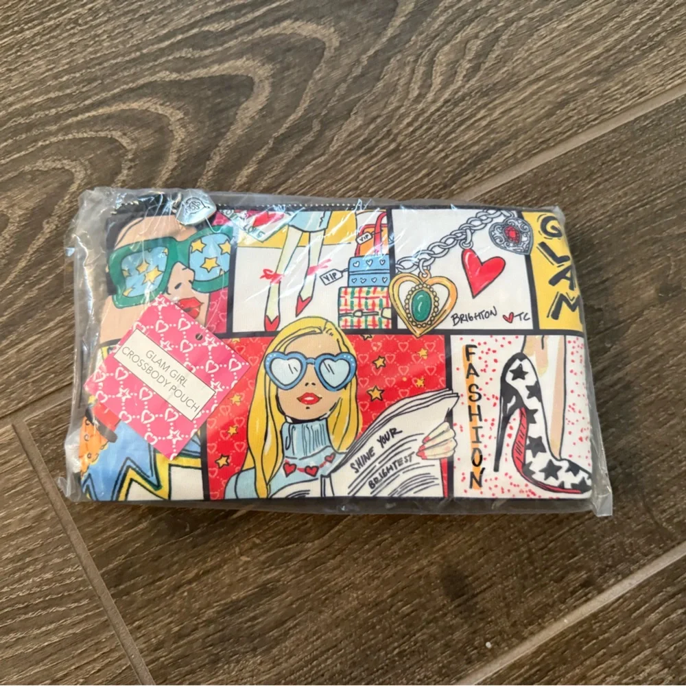 Brighton Pop Art Wristlet Clutch / crossbody /‎ Multi purpose